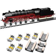 Proses PRR-M-06 - Set mit 6 Stück HO/OO Rollböcke + Radreinigungsfilze für Märklin