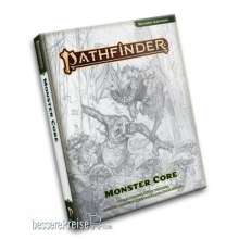 Paizo Publishing PZO12003SK - Pathfinder RPG: Pathfinder Monster Core Sketch Cover Edition (P2)