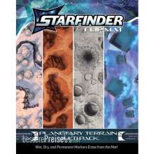 Paizo Publishing PZO21002FM - Starfinder Flip-Mat: Planetary Terrain Multi-Pack