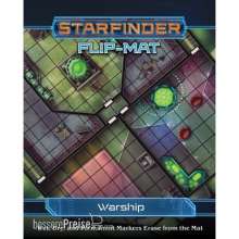 Paizo Publishing PZO7312 - Starfinder Flip-Mat: Warship