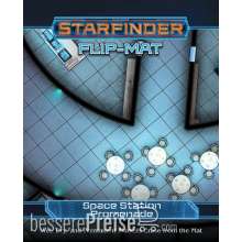 Paizo Publishing PZO7333 - Starfinder Flip-Mat: Space Station Promenade