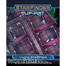 Paizo Publishing PZO7340 - Starfinder Flip-Mat: Living Starships