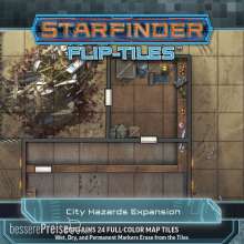 Paizo Publishing PZO7504 - Starfinder Flip-Tiles: City Hazards Expansion