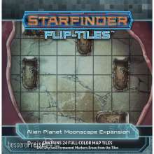 Paizo Publishing PZO7506 - Starfinder Flip-Tile: Alien Planet Moonscape Expansion