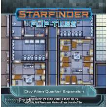 Paizo Publishing PZO7508 - Starfinder Flip-Tile: City Alien Quarter Expansion