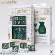 Q-Workshop QWS190142/2023/2/A/D6B - Harry Potter. Slytherin Dice & Pouch