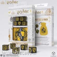 Q-Workshop QWS190142/2023/4/A/D6B - Harry Potter. Hufflepuff Dice & Pouch