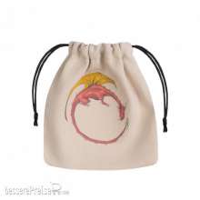 Q-Workshop QWSBDRA102 - Dragon Beige & multicolor Dice Bag