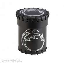 Q-Workshop Würfel QWSCDRA101 - Dragon Black Leather Dice Cup