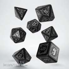 Q-Workshop QWSSBSU01 - Bloodsucker Black & silver Dice Set