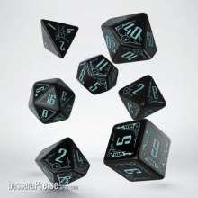 Q-Workshop QWSSGAL02 - Galactic Black & blue Dice Set