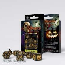 Q-Workshop QWSSHAP02 - Halloween Pumpkin - Jack OLantern Dice Set