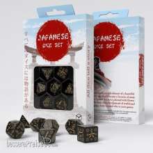 Q-Workshop QWSSKAN03 - Japanese Dice Set: Deep Night Firefly