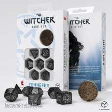 Q-Workshop QWSSWYE02 - The Witcher Dice Set. Yennefer - The Obsidian Star