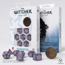 Q-Workshop QWSSWYE03 - The Witcher Dice Set. Yennefer - Lilac and Gooseberries