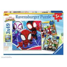 Ravensburger RAVE05730 - Spidey und seine Super-Freunde Kinderpuzzle (3 x 49 Teile)