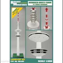 Railway Miniatures RM-001 - RM:001 Heinrich-Hertz-Turm TV Tower Hamburg - Railway Miniatures