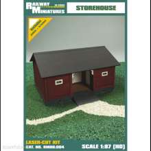 Railway Miniatures RMH0-004 - RMH0:004 Storehouse - Railway Miniatures