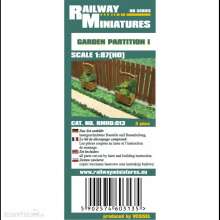 Railway Miniatures RMH0-013 - RMH0:013 Garden Partition - Railway Miniatures