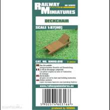 Railway Miniatures RMH0-016 - RMH0:016 Deckchair - Railway Miniatures