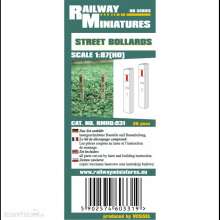 Railway Miniatures RMH0-031 - RMH0:031 Street Bollards - Railway Miniatures