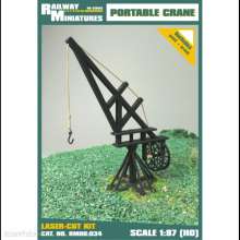 Railway Miniatures RMH0-034 - RMH0:034 Portable Crane - Railway Miniatures