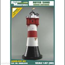 Railway Miniatures RMH0-049 - RMH0:049 Roter Sand Lighthouse - Railway Miniatures