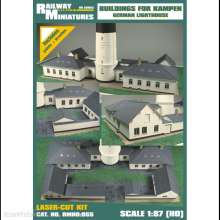 Railway Miniatures RMH0-055 - RMH0:055 Buildings for Lighthouse Kampen - Railway Miniatures