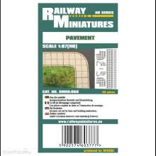 Railway Miniatures RMH0-060 - RMH0:060 Pavement - Railway Miniatures