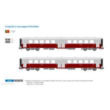 Sudexpress S1101 - Set 2 carruagens (3 classse salão + 2 classe Salão )