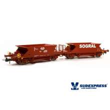 Sudexpress SU704909 - Doppel-Schotterwg.Us Equimetal, SOGRAL-CP andere Betr.-Nr. Ep.IV/V