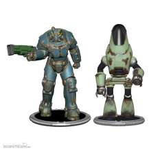 Syndicate Collectibles SYN-2631536-C - Fallout Minifiguren 2er-Pack Set D X01 & Protectron 7 cm