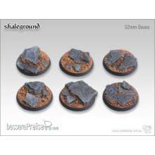 Tabletop-Art TTA100222 - Shaleground Bases - 32mm (5)