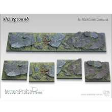 Tabletop-Art TTA100223 - Shaleground Bases - 40x40mm Diorama (4)