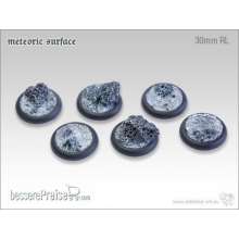 Tabletop-Art TTA106090 - Meteoric Surface Bases - 30mm Round Lip (5)