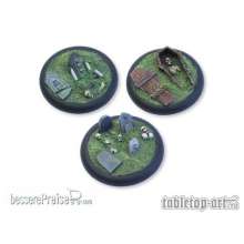 Tabletop-Art TTA110032 - Undead Ground Bases - 50mm Round Lip (3)