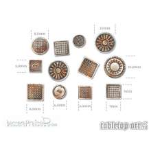 Tabletop-Art TTA601126 - Manhole Covers - Set 1 (12)