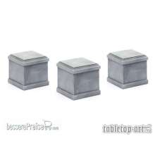 Tabletop-Art TTA610001 - Plinths - Set 2 - 25x25x25mm (3)