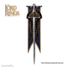 United Cutlery UCU42044 - Herr der Ringe Replik 1/1 Anduril: Schwert von König Elessar Museum Collection Edition 134 cm