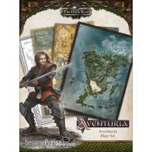 Ulisses Spiele ULIUS25551E - The Dark Eye Aventuria Map Set