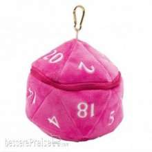 Ultra Pro Neu UP16036 - UP - D20 Plush Dice Bag - Hot Pink