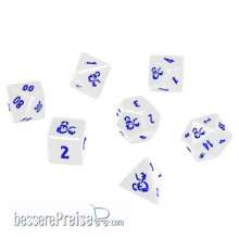 Ultra Pro UP18355 - UP - Heavy Metal Icewind Dale 7 RPG Dice Set for Dungeons & Dragons: White