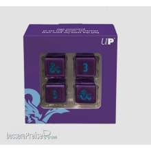 Ultra Pro UP19859 - Phandelver Campaign 4D6 Heavy Metal Dice ´Royal Purple and Sky Blue´ for Dungeons & Dragons