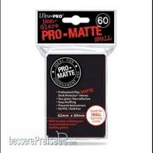 Ultra Pro UP84021 - Black Pro-Matte Sleeves (small)(60)