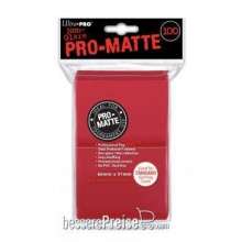 Ultra Pro UP84516 - Red Pro-Matte Sleeves (100)