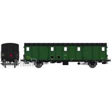 REE Modeles VB-114-S - LUGGAGE CAR OCEM 29 Functional Lights, black roof, 3 Ligths, Cushion wheelboxes, Era IIIA- DCC Sound