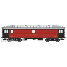 REE Modeles VB-260 - POSTAL OCEM 16 m Era II PAyi dark red, light grey roor, bogie Y2, N° 46902 - PO