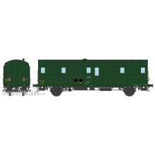 REE Modeles VB-324 - OCEM 32 Luggage Van, 306 green, 2 Alu made lanterns South-West SNCF N°49814 Ep.III-IV