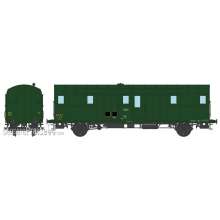 REE Modeles VB-326 - OCEM 32 Luggage Van, 306 green, without headlight, East SNCF N°19903 Ep.III-IV