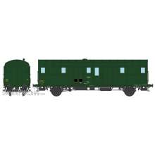 REE Modeles VB-328 - OCEM 32 Luggage Van, 306 green, without headlight, South-East SNCF N°58678 Ep.III-IV